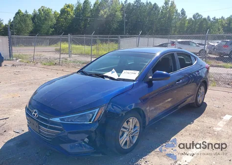 2019 Hyundai Elantra Sel z USA, uszkodzony, nr VIN 5NPD84LF6KH435435